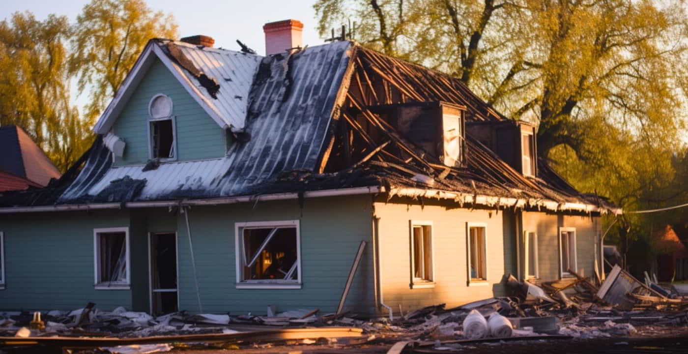 pros and cons of selling a fire-damaged house